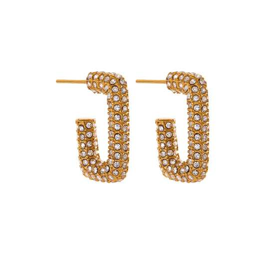 Bayla Ohrringe Yasemen Store Schmuck Accessoires Edelstahl Stainless Steel 18K Vergoldet Gold jewel jewelry earrings