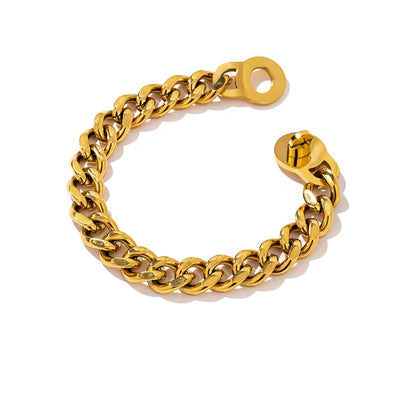 Big Bracelet Armband Yasemen Store Schmuck Accessoires Edelstahl Stainless Steel 18K Vergoldet Gold jewel jewelry bracelet