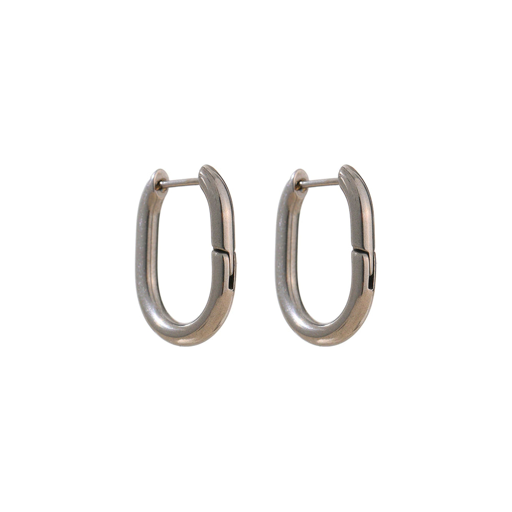 EDGY Medium Ohrringe Yasemen Store Schmuck Accessoires Edelstahl Stainless Steel Silber Silver jewel jewelry earring