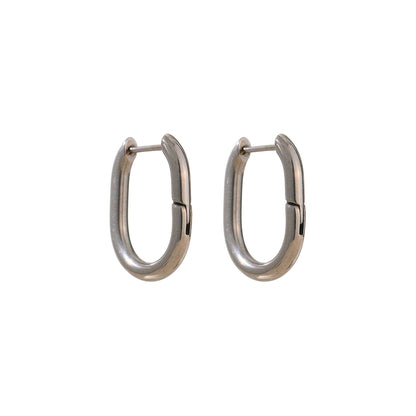 EDGY Medium Ohrringe Yasemen Store Schmuck Accessoires Edelstahl Stainless Steel Silber Silver jewel jewelry earring