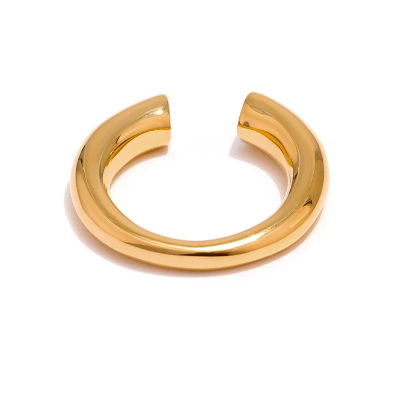 Fina Ring Yasemen Store Schmuck Accessoires Edelstahl Stainless Steel 14K Vergoldet Gold jewel jewelry ring