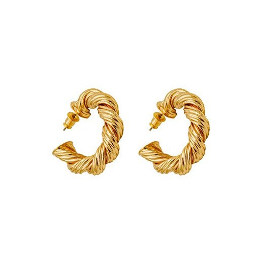 Jasmina Ohrringe Yasemen Store Schmuck Accessoires Edelstahl Stainless Steel 14K Vergoldet Gold jewel jewelry earring