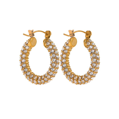 Jelena Ohrringe Yasemen Store Schmuck Accessoires Edelstahl Stainless Steel 14K Vergoldet Gold jewel jewelry earring