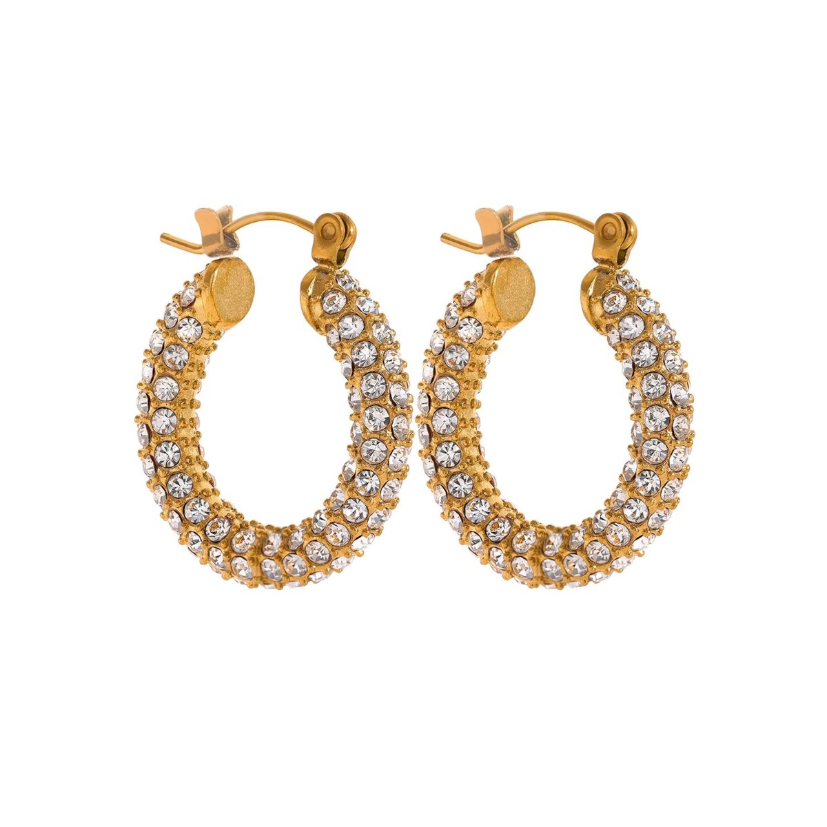 Jelena Ohrringe Yasemen Store Schmuck Accessoires Edelstahl Stainless Steel 14K Vergoldet Gold jewel jewelry earring