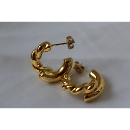 Leyla Ohrringe Yasemen Store Schmuck Accessoires Edelstahl Stainless Steel 14K Vergoldet Gold jewel jewelry earring