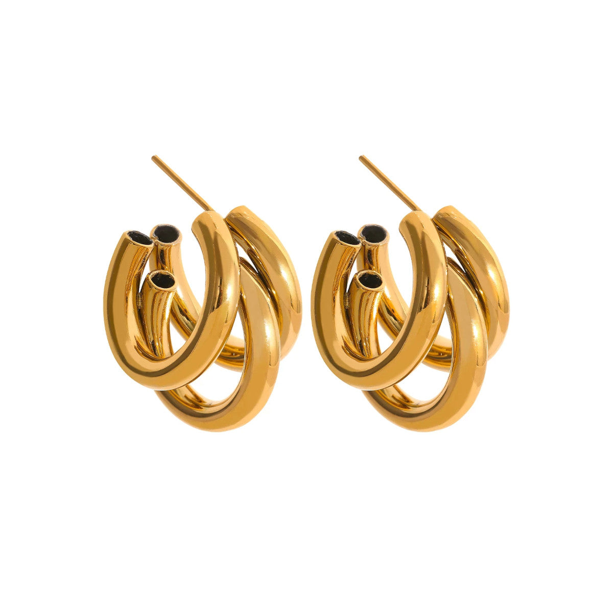 Liz Ohrringe Yasemen Store Schmuck Accessoires Edelstahl Stainless Steel 14K Vergoldet Gold jewel jewelry earring