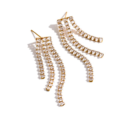 Louisa Ohrringe Yasemen Store Schmuck Accessoires Edelstahl Stainless Steel 14K Vergoldet Gold jewel jewelry earring