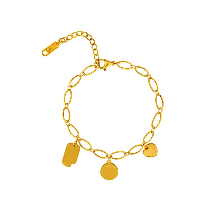 Love Armband Yasemen Store Schmuck Accessoires Edelstahl Stainless Steel 14K Vergoldet Gold jewel jewelry bracelet
