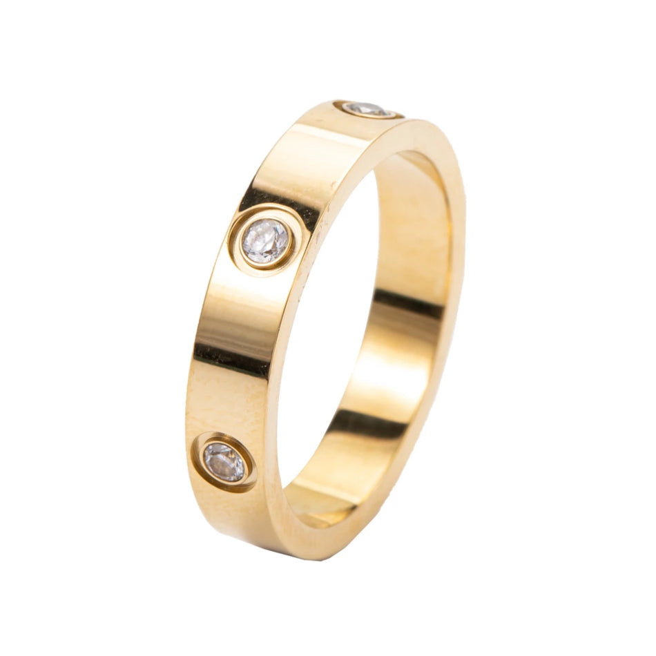 Selina Ring Yasemen Store Schmuck Accessoires Stainless Steel Edelstahl 14K Vergoldet Gold jewel jewelry ring