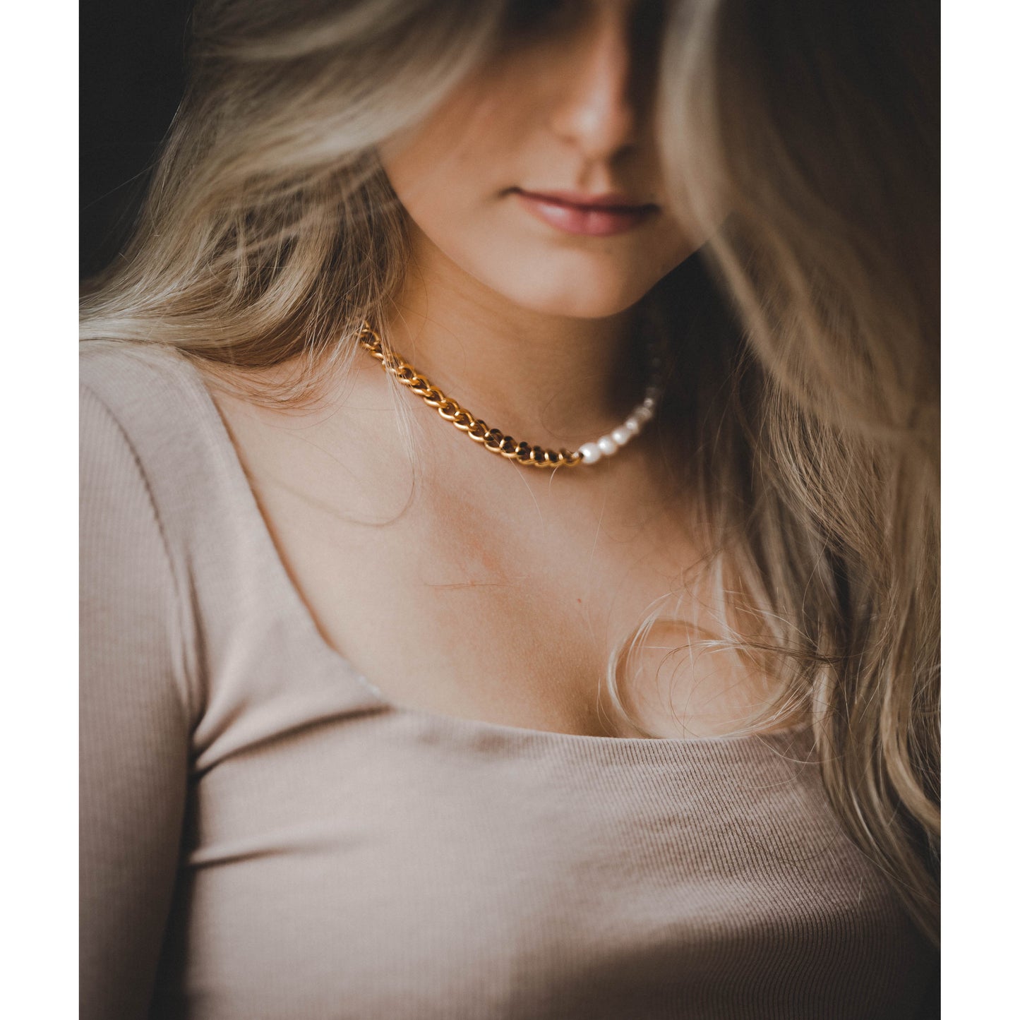 Suna Perlen Kette Halskette Yasemen Store Schmuck Accessoires Ketten Stainless Steel Edelstahl Silver 18K Vergoldet Gold jewel jewelry necklaces