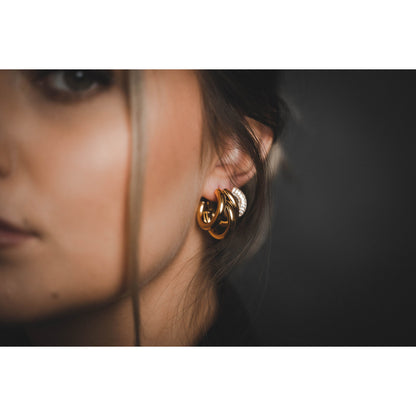 Liz Ohrringe Yasemen Store Schmuck Accessoires Edelstahl Stainless Steel 14K Vergoldet Gold jewel jewelry earring