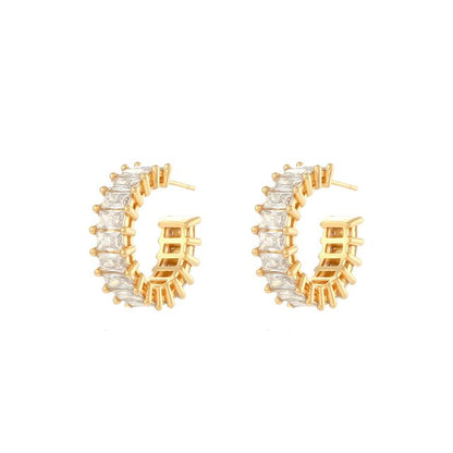 Adriana Glam Ohrringe Yasemen Store Ohrring Stainless Steel Edelstahl 14K vergoldet Gold earrings