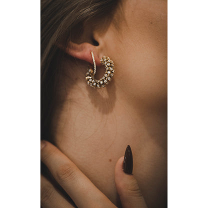 Isabel Ohrringe Yasemen Store Schmuck Accessoires Edelstahl Stainless Steel 14K Vergoldet Gold jewel jewelry earring